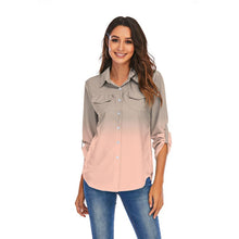 Load image into Gallery viewer, Casual Blouse Women Shirt Long