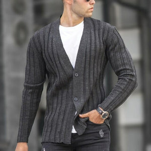 Fashion For Men Knitted Sweater Tops Slim Solid