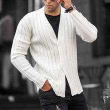 Load image into Gallery viewer, Fashion For Men Knitted Sweater Tops Slim Solid