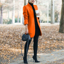Load image into Gallery viewer, Autumn Winter New Stand Up Collar Women's Jackets Fashion Casual