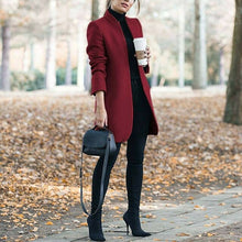 Load image into Gallery viewer, Autumn Winter New Stand Up Collar Women's Jackets Fashion Casual