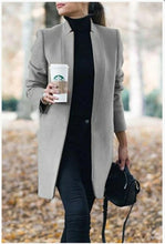 Load image into Gallery viewer, Autumn Winter New Stand Up Collar Women's Jackets Fashion Casual