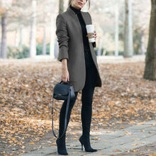 Load image into Gallery viewer, Autumn Winter New Stand Up Collar Women's Jackets Fashion Casual