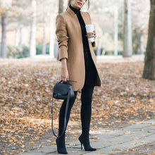 Load image into Gallery viewer, Autumn Winter New Stand Up Collar Women's Jackets Fashion Casual