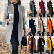 Load image into Gallery viewer, Autumn Winter New Stand Up Collar Women's Jackets Fashion Casual