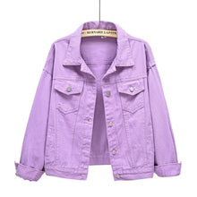 Load image into Gallery viewer, Outwear Denim Coat Solid
