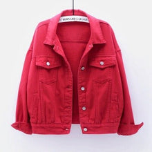Load image into Gallery viewer, Outwear Denim Coat Solid