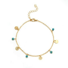 Load image into Gallery viewer, Boho Female Double Layered Anklets Barefoot Sandals Imitation