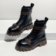 Load image into Gallery viewer, British style Platform Martin boots fall/winter fashion ankle