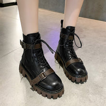 Load image into Gallery viewer, British style Platform Martin boots fall/winter fashion ankle