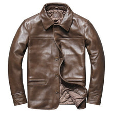 Load image into Gallery viewer, Business Casual Style Genuine Leather Jacket Single