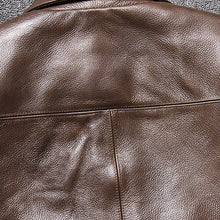 Load image into Gallery viewer, Business Casual Style Genuine Leather Jacket Single