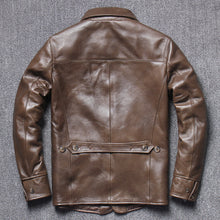 Load image into Gallery viewer, Business Casual Style Genuine Leather Jacket Single