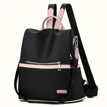 Load image into Gallery viewer, Casual Oxford Backpack Women Black Waterproof Nylon School Bags