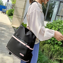 Load image into Gallery viewer, Casual Oxford Backpack Women Black Waterproof Nylon School Bags