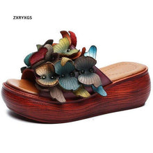 Load image into Gallery viewer, Classic Flower Summer Women Slippers Platform Comfort Light - Sophornlilly