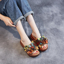 Load image into Gallery viewer, Classic Flower Summer Women Slippers Platform Comfort Light - Sophornlilly