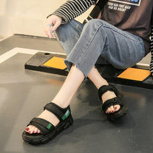 Load image into Gallery viewer, Designer Luxury Platform Casual Sports Sandals Woman Crystal - Sophornlilly