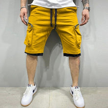Load image into Gallery viewer, men's knee cotton loose shorts fitness - Sophornlilly