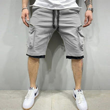 Load image into Gallery viewer, men's knee cotton loose shorts fitness - Sophornlilly