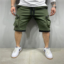 Load image into Gallery viewer, men's knee cotton loose shorts fitness - Sophornlilly