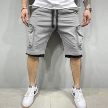 Load image into Gallery viewer, men's knee cotton loose shorts fitness - Sophornlilly