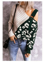 Load image into Gallery viewer, Elegant Casual Spring Autumn Off shoulder Woman Sweater Straps