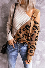 Load image into Gallery viewer, Elegant Casual Spring Autumn Off shoulder Woman Sweater Straps