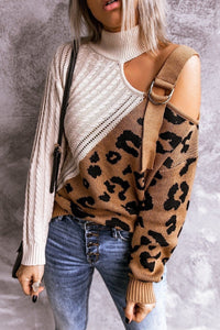 Elegant Casual Spring Autumn Off shoulder Woman Sweater Straps