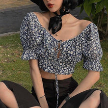 Load image into Gallery viewer, European and American summer new women's wear sweet small floral - Sophornlilly
