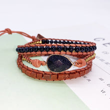 Load image into Gallery viewer, Exclusive New Women Bracelets Natural Stone Lava Beads 3 Strands