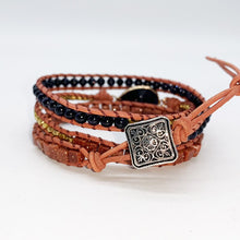 Load image into Gallery viewer, Exclusive New Women Bracelets Natural Stone Lava Beads 3 Strands