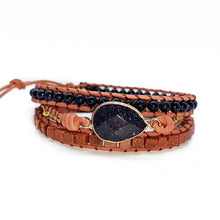 Load image into Gallery viewer, Exclusive New Women Bracelets Natural Stone Lava Beads 3 Strands
