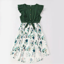 Load image into Gallery viewer, Family Matching Dress Mom And Me Daughter Summer Floral Long
