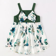 Load image into Gallery viewer, Family Matching Dress Mom And Me Daughter Summer Floral Long