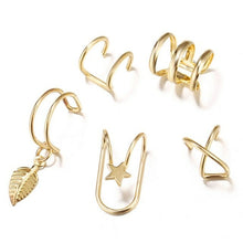 Load image into Gallery viewer, Fashion   Ear Cuffs Leaf Clip Earrings for Women  No Piercing