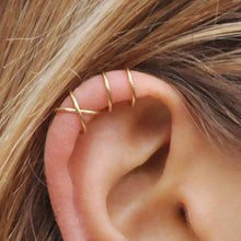 Load image into Gallery viewer, Fashion   Ear Cuffs Leaf Clip Earrings for Women  No Piercing