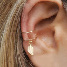 Load image into Gallery viewer, Fashion   Ear Cuffs Leaf Clip Earrings for Women  No Piercing