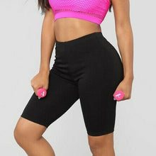 Load image into Gallery viewer, Fashion Leggings women Bike Elastic High Waist Short Leggings