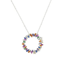 Load image into Gallery viewer, Fashion Simple Hollow Big Round Circle Pendant Necklace for Women