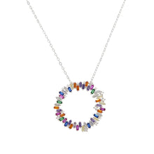 Load image into Gallery viewer, Fashion Simple Hollow Big Round Circle Pendant Necklace for Women