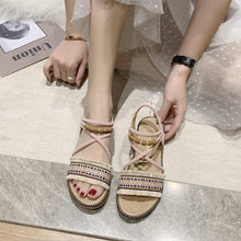 Load image into Gallery viewer, Fashion Summer Gladiator Totem Women Sandals Casual Flax Cool - Sophornlilly