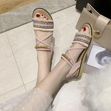 Load image into Gallery viewer, Fashion Summer Gladiator Totem Women Sandals Casual Flax Cool - Sophornlilly