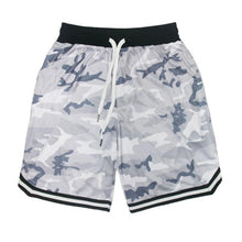 Load image into Gallery viewer, Fitness Shorts Camouflage Design Waist Drawstring Polyester Quick - Sophornlilly