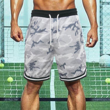 Load image into Gallery viewer, Fitness Shorts Camouflage Design Waist Drawstring Polyester Quick - Sophornlilly