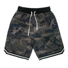 Load image into Gallery viewer, Fitness Shorts Camouflage Design Waist Drawstring Polyester Quick - Sophornlilly