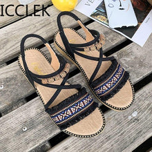 Load image into Gallery viewer, Flat Sandals Women Shoes Gladiator Open Toe Non slip Soft - Sophornlilly