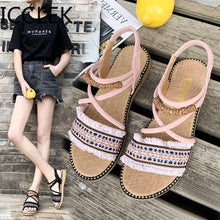 Load image into Gallery viewer, Flat Sandals Women Shoes Gladiator Open Toe Non slip Soft - Sophornlilly