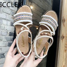 Load image into Gallery viewer, Flat Sandals Women Shoes Gladiator Open Toe Non slip Soft - Sophornlilly