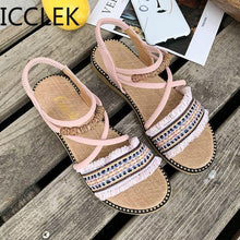 Load image into Gallery viewer, Flat Sandals Women Shoes Gladiator Open Toe Non slip Soft - Sophornlilly
